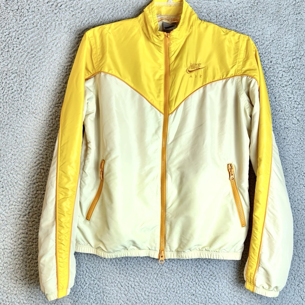 Vintage Nike Women's Retro Runner Wind Jacket Size Medium Two Tone 90s Rare